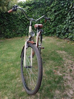 Predám mestský retro bicykel Goetze s prúteným košíkom - 7