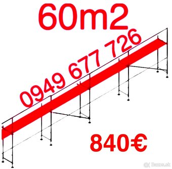 Predám LEŠENIE • FASÁDNE LEŠENIE PLETTAC NOVÉ - 7