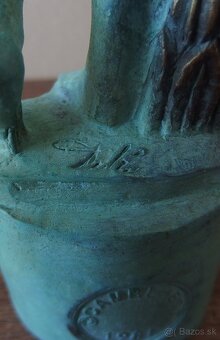 Bronzová soška – Salvador Dali – Vtáčí muž - 7