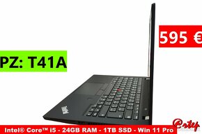 Notebook Lenovo ThinkPad - i5/24GB RAM/1TB SSD/ Win 11 Pro - 7