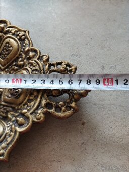 Krásna stará tacka,kovova - 7