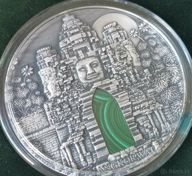 stříbrná mince Angkor Wat v kameni 1kg 2016 - 7