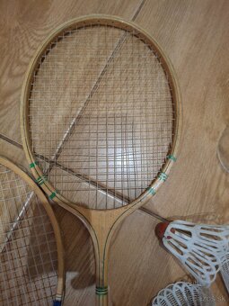 Retro bedmintonove rakety - 7