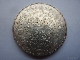 R-U vzácnejšia 5 koruna 1909 Schwartz vo veľmi peknom stave - 7