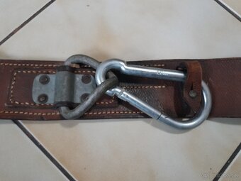 Masívny kožený opasok hasičský zbor - 7