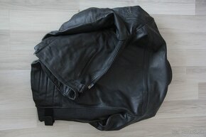 Čierna kožená bunda GIFI - 7