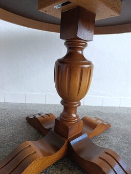 Rustikální konferenční stolek, nábytek z masívu, stůl - 7