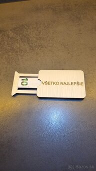 Drevené obálky na peniaze - 7