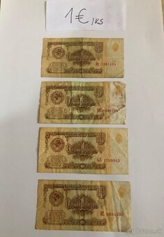 Staré bankovky 1 - 7