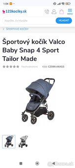Športový kočík valco baby snap 4 - 7