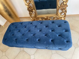Luxusna Glamou chesterfield taburet / lavica 120 cm - 65% - 7