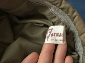 Retro zelená čiapka/šiltovka Fatran - 7