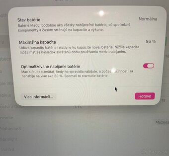 MacBook Air 13” M1 – Space Gray - výborný stav, - 7