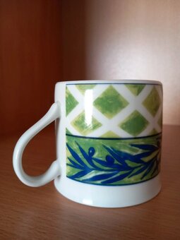 Starý porcelánový hrnček Thun 7x8 cm - bez vád - 7