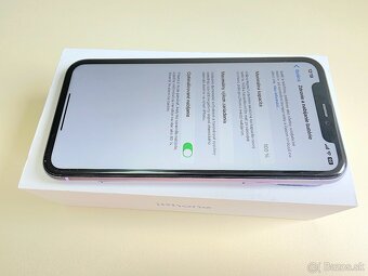 APPLE IPHONE 11 128GB PURPLE TOP STAV,ZDRAVIE BATERKY 100% - 7
