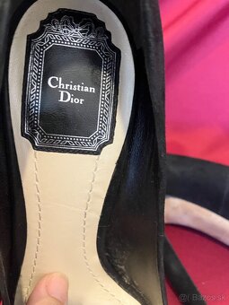 Lodičky z brúsenej kože Christian Dior 37 - 7