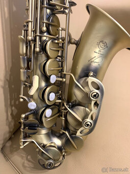 Predám  alt saxofón kópia Selmer- Reference 54 - nádherný zv - 7