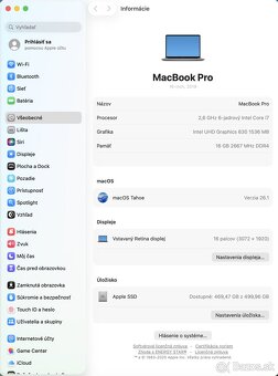 MacBook Pro 16" 2019 16/500GB Space Gray + ZÁRUKA - 7