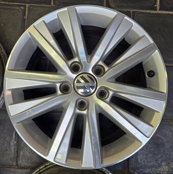 ORIGINÁL VW HLINÍKOVÉ DISKY 5x112 R16 - 7
