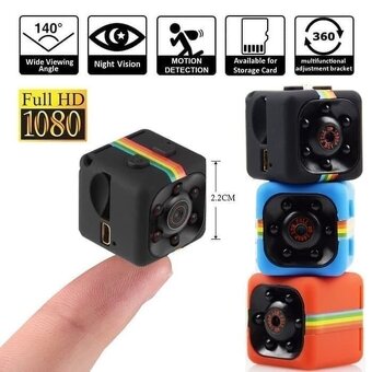 Mini kamera Full HD 1080P COP CAM čierna - 7