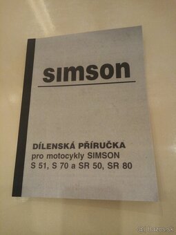 Simson dielenska prirucka Katalog ND - 7