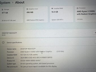 PREDAM Lenovo IdeaPad 5 14ALC05 Graphite Grey celokovový - 7