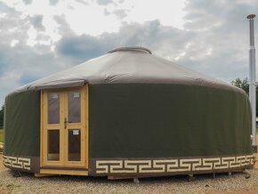 Jurta - nová a nepostavená ke skvělému bydlení průměr 8m50m2 - 7
