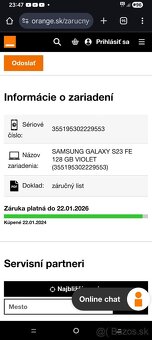 Mobilný telefón Samsung Galaxy S23 FE 5G, 8/128G. - 7
