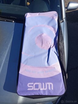 Paddleboard fialovy s obojstrannym veslom - 7