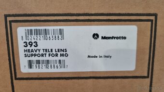 Predam drziak teleobjektivu Manfrotto 393 - 7