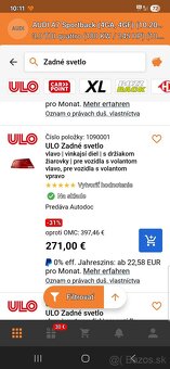 Zadné led svetla audi A7 - 7