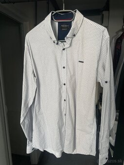 Pánske košele slim fit XL - 7