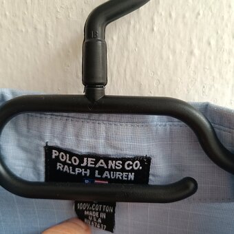 Polo Ralph Lauren Jeans svetlomodrá košeľa s dlhým rukávom L - 7