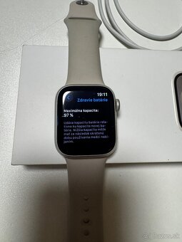 Apple watch series 9 GPS 41 mm - hviezdne biela - 7