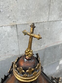 Pohrebné lampy Baroko kovová zliatina - 7