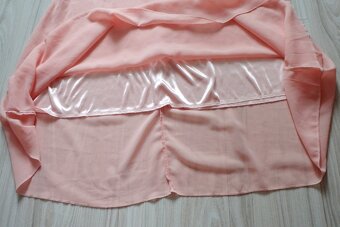 Jednoduché marhuľkové áčkové minišaty, v. S/M/L - 7