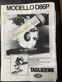 Kotúčová rezačka Rasor D86P - 7