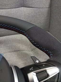 Športový alcantara BMW volant - 7