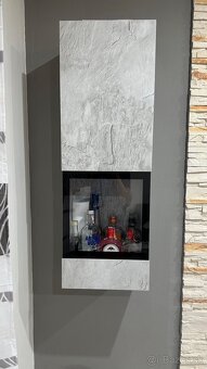 Obývacia stena svetlý betón - 7