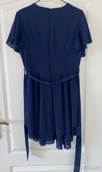 Shein tmavomodre saty velkost M - 7