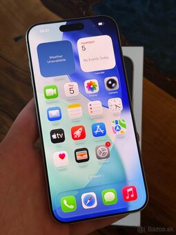 iPhone 16 Pro Max 256gb white top stav - 7