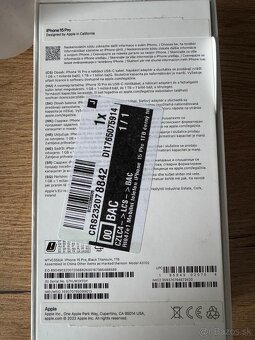 Predam iphone 15 PRO 1TB - TOP STAV - 7