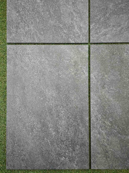 Dlažba veľkoformát 90x60, hrubka 2cm, aj na terče, antracit - 7