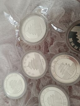 Ag mince 1 oz China Panda 10 yuan od r. 1989 - 7