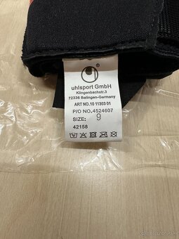 Brankárske futbalové rukavice-Uhlsport Powerline Sprgrp+Fs - 7