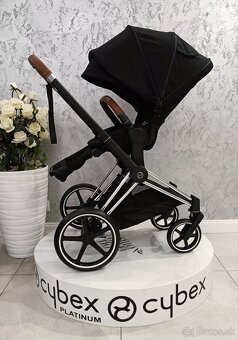TROJKOMBINÁCIA CYBEX PLATINUM CHROME BROWN BLACK - 7