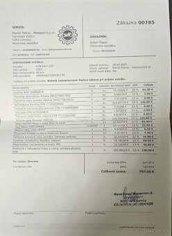 Ktm sxf 250 2013+faktúra zo servisu - 7