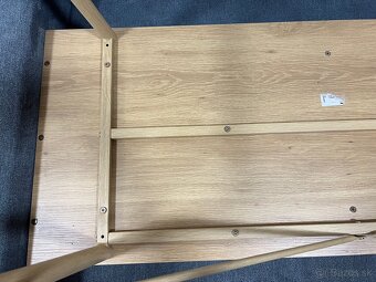 Písací stôl LINDVED – farba prírodného duba - 7