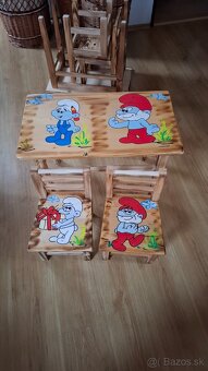 Drevené detské sedenie - 7