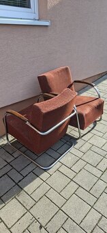 Funkcionalistické chrómové kreslá - 7